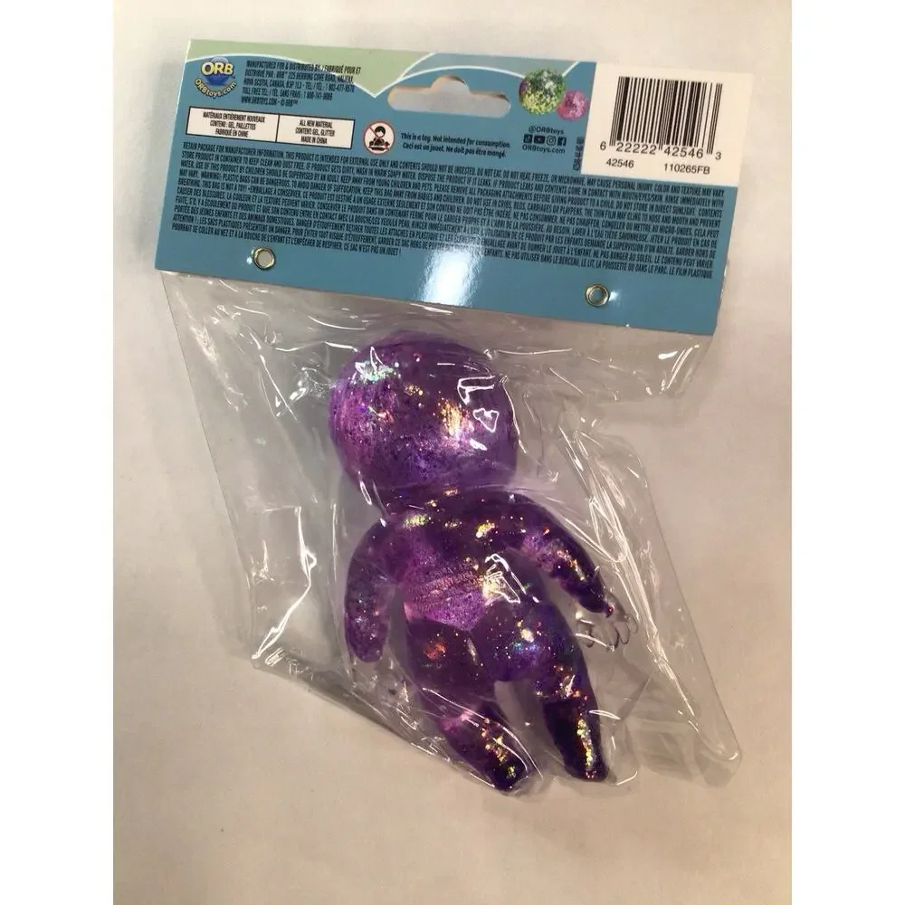 Orb Curiosities Sugar Swaps Squishy Squeeze Toy Purple Viral Glitter Baby